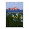 thumbnail image 2 of Grand Teton National Park, Wyoming, Snake River Overlook, Lantern Press, Premium Playing Cards, 52 Card Deck with Jokers, USA Made, 2 of 5