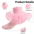 thumbnail image 7 of Yawlsow 9 Pairs Girls Ruffle Socks, Soft Cotton Double Lace Frilly Turn Cuff Socks for Kids 4-10 Years, 7 of 7