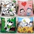 thumbnail image 4 of Almohada con estampado de anime de Peanuts, cojín suave con dibujos animados kawaii de Snoopy y Charlie Brown, cojín decorativo para sofá, silla, cama de coche, 4 of 5