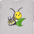thumbnail image 4 of Inktastic Monarch butterfly caterpillar- cute baby insect Boys or Girls Long Sleeve Toddler T-Shirt, 4 of 5