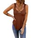 thumbnail image 1 of Playeras,Blusas y Tops,Ropa para Mujer Mujeres Tank Top Camisola sexy informal de color sólido para mujer Chaleco sexy (Coffee, XXXL), 1 of 6