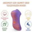 thumbnail image 2 of Kids Non-Slip Trampoline Socks, 9 Pairs of Colourful Ankle Cotton Socks for Children 2-13 Years 0ld, 2 of 7