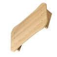 thumbnail image 2 of Shisuyan Under-Desk Tilted Footstool Wooden Step Stool Home Office Feet Rest Stool, 2 of 8
