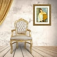 thumbnail image 3 of Amedeo Modigliani 20x24 Gold Ornate Framed and Double Matted Museum Art Print Titled - Jeanne Hebuenne (1919), 3 of 4