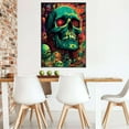 thumbnail image 5 of 1000-piece Skull Psychedelic Aesthetics: Color and Death Adult Wooden Puzzle,Intellectual Challenge,Stress-Relieving Puzzle, Relaxing Family Activity, Decoration, Size: 29.5 x 19.7 in, 5 of 6