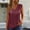 Red, variant on Women's Sequin Sparkly Tops Cap Sleeve Dressy Blouses Glitter Party Tops V Neck Shirts Club Concert Outfits