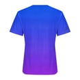 thumbnail image 4 of MEICHEN Women Letter Printing Round Neck Short Sleeve T Shirt Tops Casual Shirts Summer Fashion Clothing for Women, 4 of 9