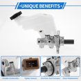 thumbnail image 4 of Unique Bargains 1 Pcs Brake Master Cylinder for Hyundai Elantra 2011-2014 Durable Aluminum Alloy,Plastic Engine Compartment Hydraulic Master Cylinder with Reservoir, 4 of 7