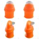 thumbnail image 1 of 8Pcs L + 8x S de cuchillo de de pntas de Selector de verduras Zulema Cortadores de pulgar de silicona, 1 of 8