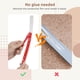 thumbnail image 4 of Moldura de pared autoadhesiva, 16.4 pies, tiras flexibles para despegar y pegar, molduras para molduras, calafateo y tiras para pisos, paredes, esquinas y más, 4 of 7