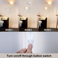 thumbnail image 4 of Adjustable Floor Lamp, 2 Head LED Torchiere Standing Lamp, Modern Dimmable Tall Reading Light with Bulbs for Living Room, 4 of 10