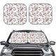 thumbnail image 2 of Balery Rose Flowers Parasol para parabrisas de coche de 2 piezas | Parasol plegable para parabrisas delantero de coche para la mayoría de sedanes-Large, 2 of 6