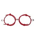 thumbnail image 1 of Pulsera de pareja de votos de amor eterno de aleación, un par de votos de amor eterno, cuerda de mano para hombres y mujeres, joyería pequeña, 1 of 1