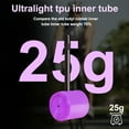 thumbnail image 4 of Cámara de aire ultraligera para bicicleta de carretera de TPU de 25 g y 700 C, 4 of 8