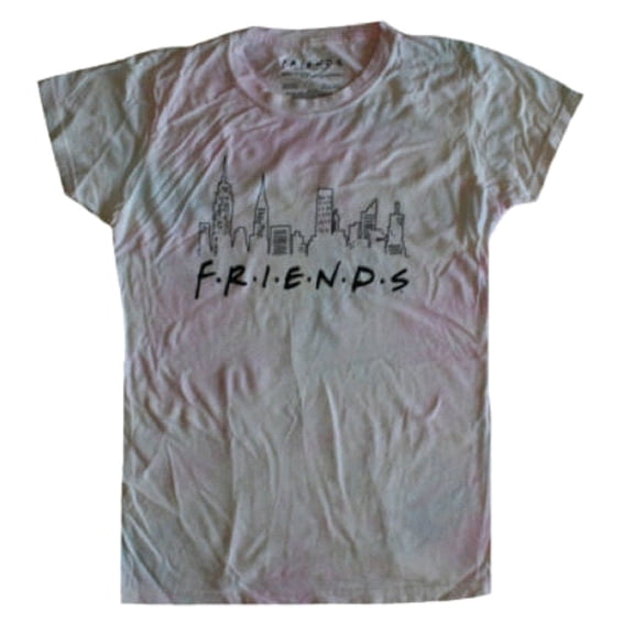 Friends Skyline Junior Women's Tie-Dye T-Shirt (Small)