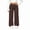 Brown, variant on SGFCWSX Girls Yoga Pants, High Waist Stretchy Wide Leg Soft Casual School Comfy Leggings Dark Gray Size 10