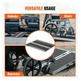 thumbnail image 6 of Portable Wheelchair Ramp 2ft 800lbs Capacity - Folding Aluminum Handicap Ramp for Doorways, Scooters & Wheelchairs - Non-Slip Threshold Ramp for Steps & Curbs, 6 of 7