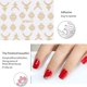 thumbnail image 3 of Charm Nail Foils Metallic 3D Nail Stickers Beauty Nail Art Decor (XF6017) Likrtyny Cuidado Belleza, 3 of 4
