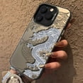 thumbnail image 2 of Designed for iPhone Case,Luxury Electroplated Animal Dragon Shockproof Protective Cover Phone Case (iPhone 14,Red), 2 of 4