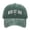 Washed Cap-Green, variant on Man of God with Cross Embroidery Adjustable Washed Adult Baseball Dad Hat, Curved Brim Religious Casual Sun Cap for Daily & Outdoor Use
