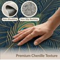 thumbnail image 6 of ODIKA Watercolor Classical Plume Border Ornamental Bathroom Vintage Refined Structured Easy Care Kids Safe for Small Living Room, Playroom, Bedroom, 6 of 7