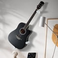 thumbnail image 3 of Soporte de pared para guitarra DAZZLIFE Acoustic Horizontal White Wood, 3 of 8