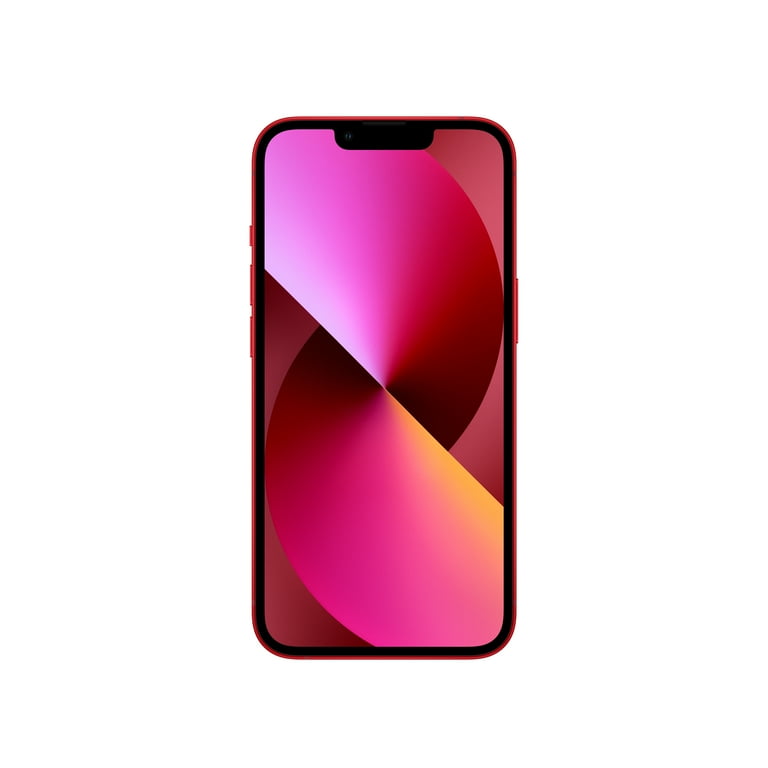 Straight Talk Apple iPhone 13, 128GB, Red- Prepaid