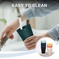 thumbnail image 6 of Uxcell 8 Pcs Simple Toothbrush Cup, 2.2 x 4.2" Bathroom Tumbler Unbreakable Reusable Plastic Cups for Storing Toothpaste Toothbrushes Combs Water Beverages, Orange(13.5 OZ), 6 of 7