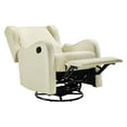 thumbnail image 2 of Angel Line Rebecca Upholstered Swivel Gliding Recliner, Beige, 2 of 5