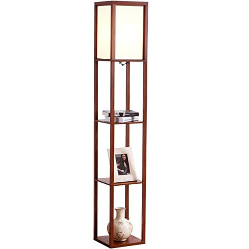 Featured image of post Walnut Floor Lamp With Shelf : The lamp also assures good illumination of indoors.