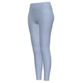 thumbnail image 7 of Mnuaqn High Waisted Yoga Pants for Women Running Workout Mesh Leggings Side Pockets Squat Proof Tummy Control Light Blue for Size M, 7 of 7