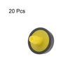 thumbnail image 3 of Pressure Compensating Dripper 5GPH 20L/H Emitter for Garden Lawn Drip Irrigation with Barbed Hose Connector Yellow 20pcs, 3 of 5