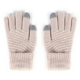 thumbnail image 6 of Skymirror 1 Pair Winter Men Women Knitting Touch-screen Non-slip Gloves Warmer Mittens, 6 of 7