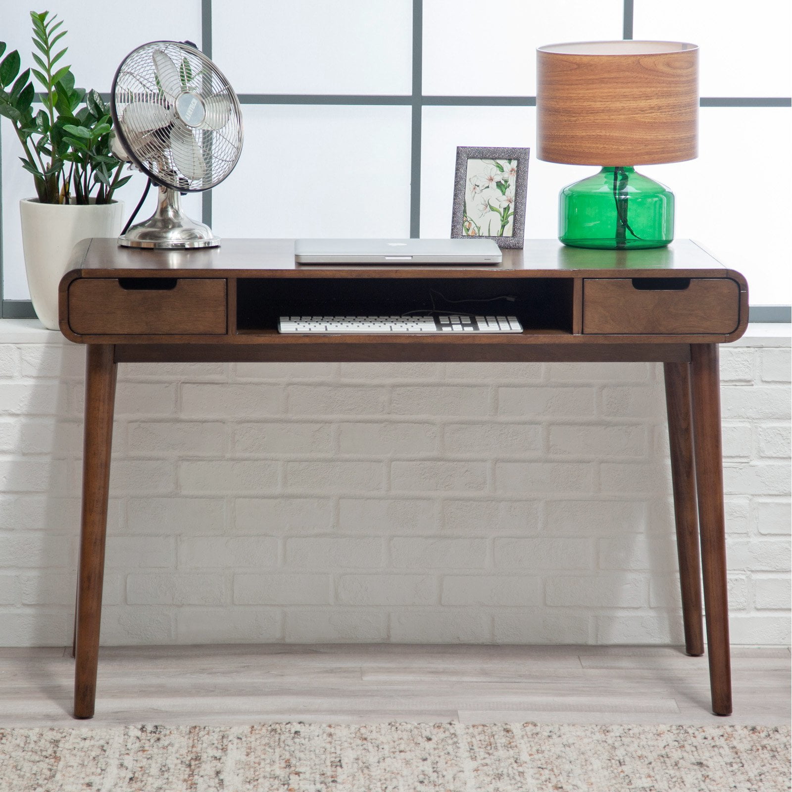 Belham Living Carter Mid Century Modern Writing Desk Com