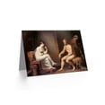 thumbnail image 2 of Painting Allegory Greek Tischbein Odysseus And Penelope Greetings Card Plus Envelope Blank inside, 2 of 3