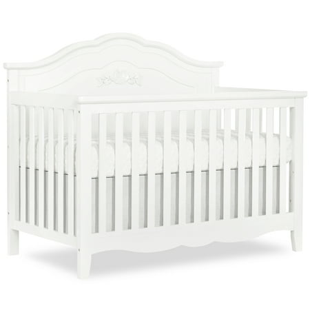 Slumber Baby Tiana 4 In 1 Convertible Crib with Slats In Frost