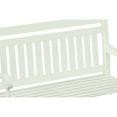 thumbnail image 4 of Carolina Classics Belmont Outdoor RTA Wooden Bench in White, 4 of 5