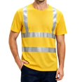 thumbnail image 2 of Urbanix Mens Safety Shirts Reflective Quick Dry Neon Short Sleeve T Shirt Cozy Breathable Fluorescent Tees for Construction Work Yellow 4XL, 2 of 7
