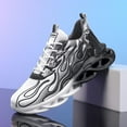 thumbnail image 5 of Dakaela Men's Walking Running Shoes Non Slip Fashion Sneakers Athletic Sport Basketball Shoes Black 9.5, 5 of 8