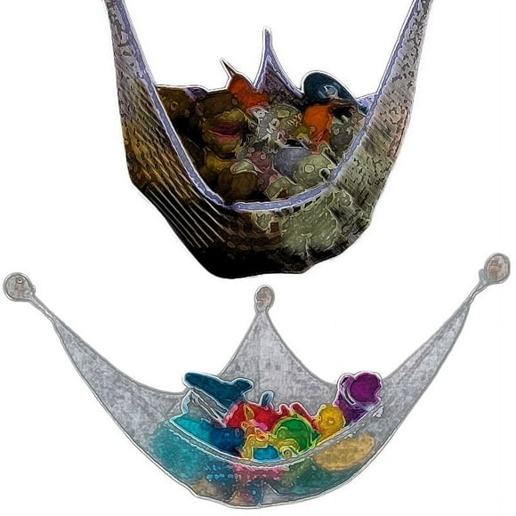 WIFKLSIIPG Children'S Day Gifts Large Pet Storage Corner Stuffed Animals Toys Toy Net Hammock