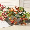 thumbnail image 3 of Happy Date 5 Colors Artificial Flowers California Berries Artificial Cranberry Stems Holly Christmas Berries for Festival Holiday and Home Décor,6Pcs, 3 of 5