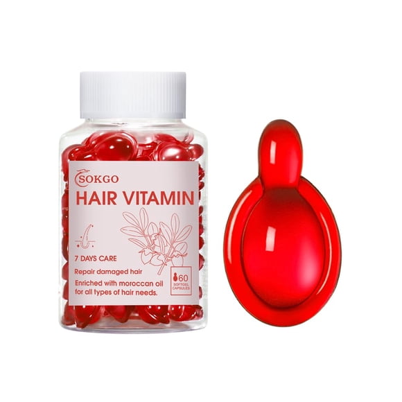 Suero de tratamiento para el cabello con aceite de aguacate Aceite de argán Aceite marroquí Aceite de coco Suero para el cabello con vitamina C Suero para el crecimiento del cabello para cabello encre