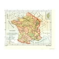 thumbnail image 2 of Historic Map - France Industries Monuments - Cortambert 1880 - Vintage Wall Art, 2 of 4