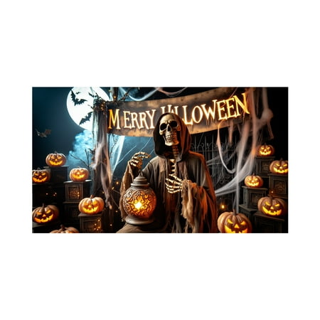 

New Fall Decor 2024 480*210cm Outdoor Garage Door Banner Large Decorative Door Cover Decoration Holiday Outdoor Garage Door Home Wall