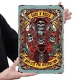 thumbnail image 2 of Placa Metal Vintage Rosa Rectangular Pintura Hierro Arte La Pared Del 20x30 Cm, 2 of 9