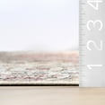 thumbnail image 6 of nuLOOM Teja SplashGuard Persian Medallion Machine Washable Area Rug, 6' x 9', Teja Peach, 6 of 11