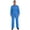 Blue, variant on Men's Wear Resistant Coveralls Trun-Down Collar Button Up Work Overalls Workshop Uniforms Black S