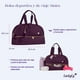 thumbnail image 5 of Maleta Deportiva LuckyLy para Mujer y Viaje Múltiples Compartimentos Repelente al Agua Violeta Oscuro UNITALLA, 5 of 6