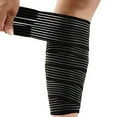thumbnail image 1 of PinesC Elastic Calf Compression Bandage Sleeve Wrap for Calf Pain Relief Lower Leg Compression Support Shin Splint Guard Adjustable Plus Size Black Large (Black) Black Large, 1 of 4