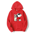 thumbnail image 4 of Sudadera con capucha del personaje de dibujos animados popular Snoopy Charlie Brown para hombres y mujeres, sudadera con capucha deportiva informal para parejas, 4 of 5